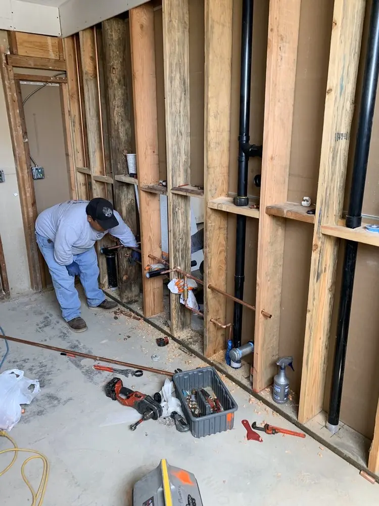 Commercial rough-in plumbing for Water Heater Replacement in East Northport